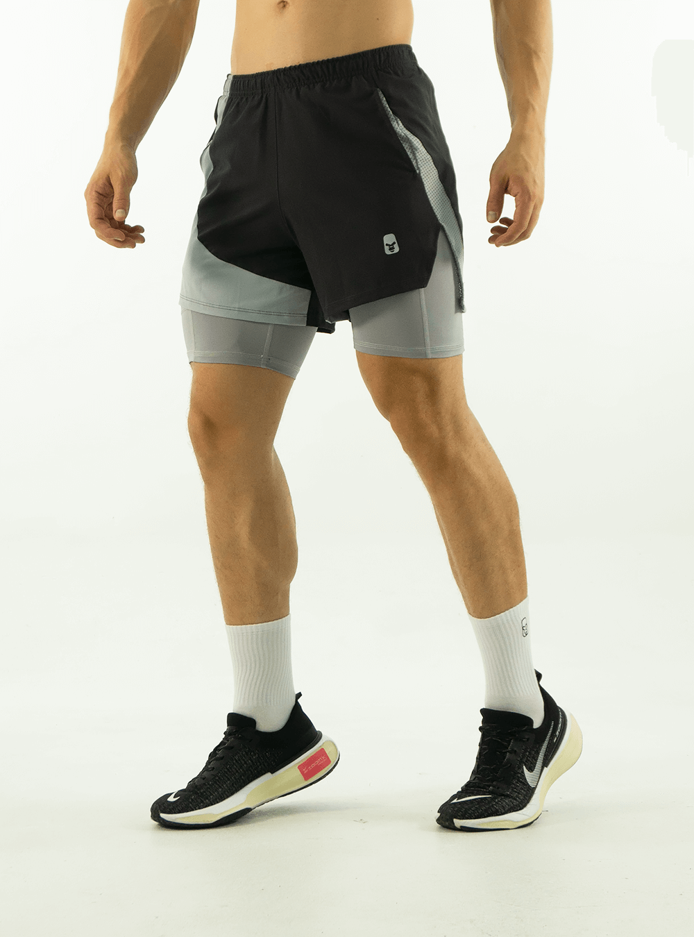 PANTALONETA RUNNING GRIS OSCURO 2.0